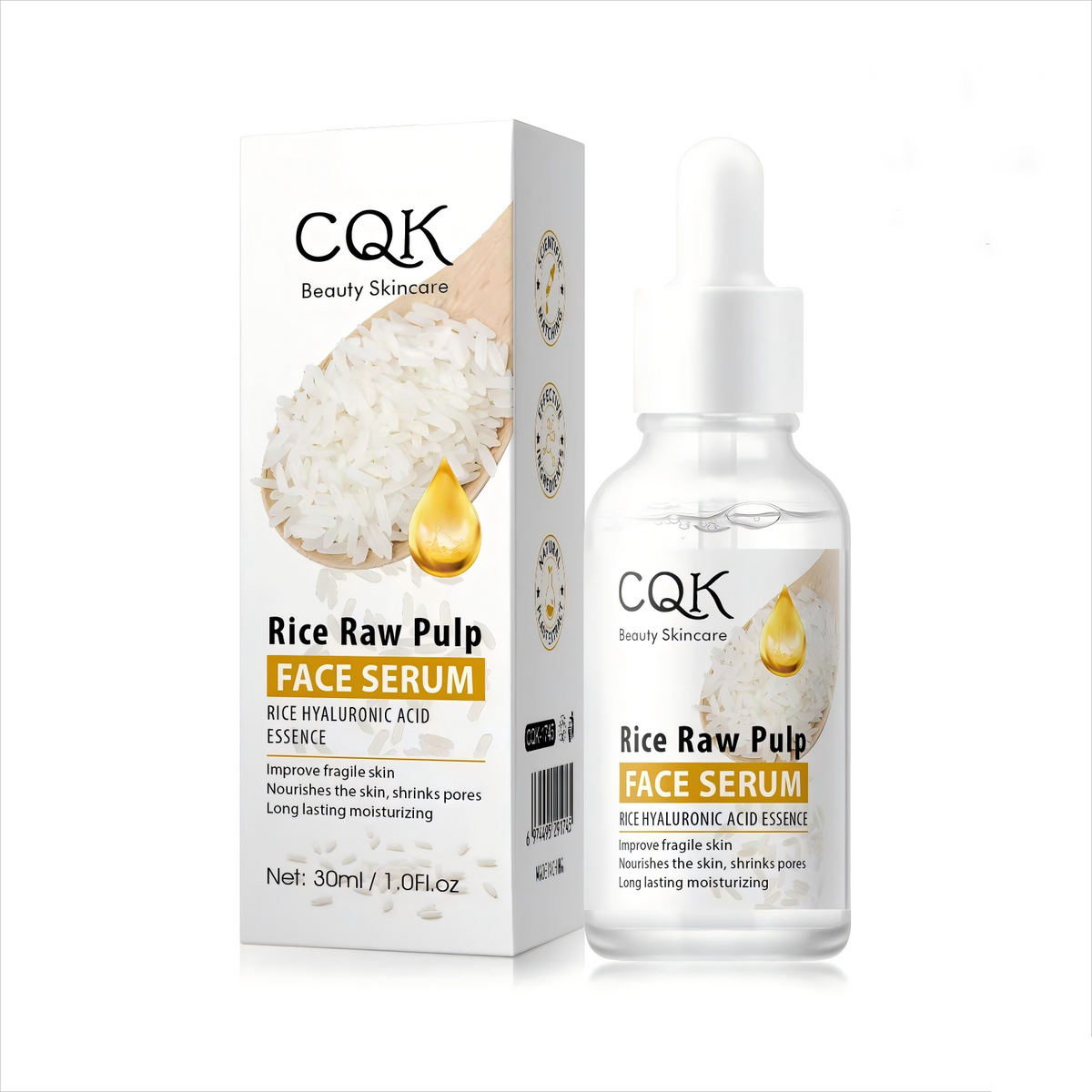Sérum Facial de Esencia de Arroz – Hidratación Profunda, Iluminación y Cuidado Natural