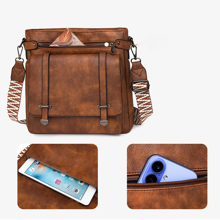 Vista lateral del bolso Holybook tipo tote – estructura firme y estilo minimalista