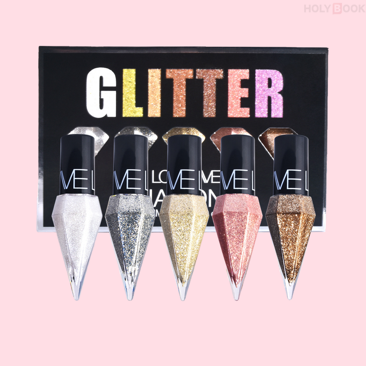 Delineador de ojos colorido cristalino impermeable de secado rápido (Envío Inmediato)