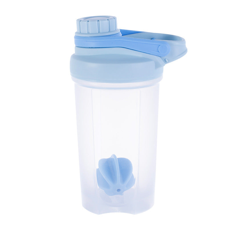 Botella agitadora deportiva azul Holybook – diseño kawaii y funcional