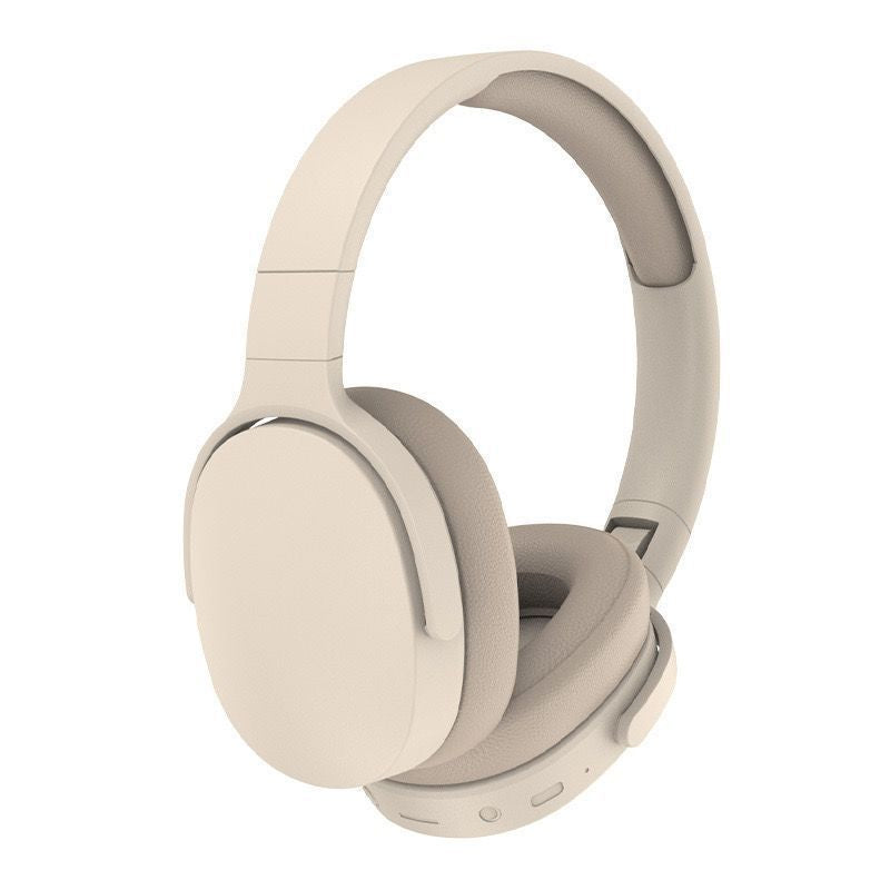 Audífonos over-ear Holybook beige – audífonos inalámbricos ergonómicos y ligeros