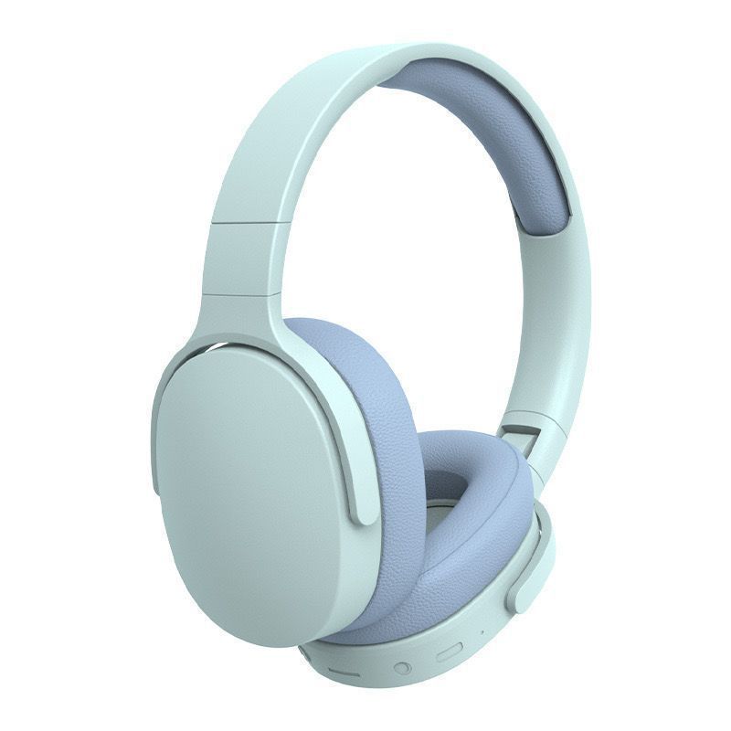 Audífonos inalámbricos azul cielo – estilo pastel con confort y calidad sonora