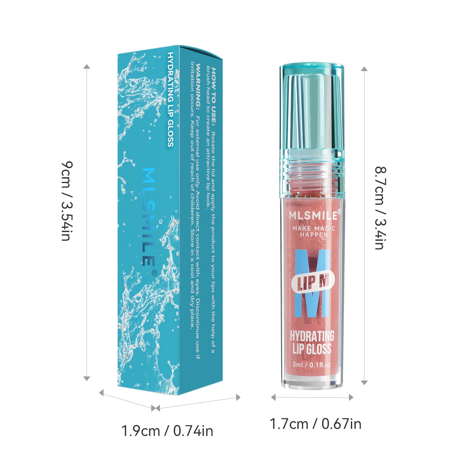 Labial Líquido Perlado Holybook – No Transfiere, Brillo 3D y Colores Radiantes(Mayoreo)