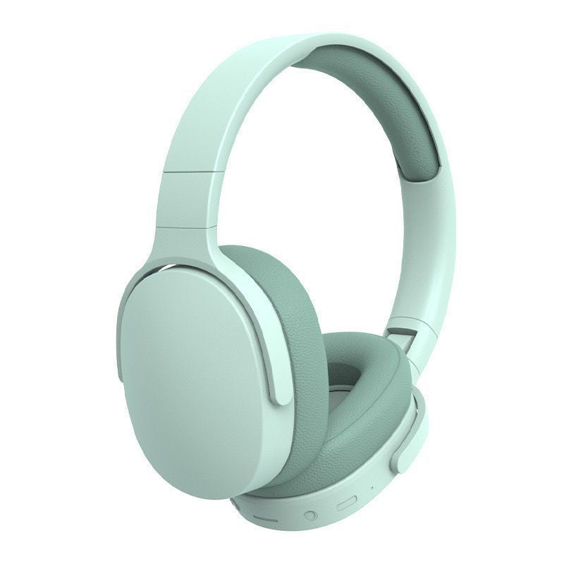Audífonos bluetooth verde menta – sonido potente en estilo pastel suave