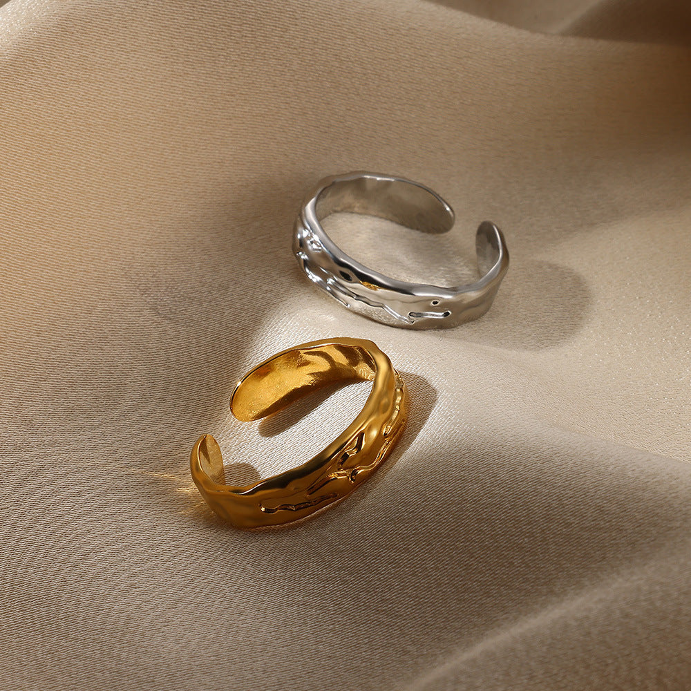 Anillos de moda de acero inoxidable – joyería moderna para hombre y mujer