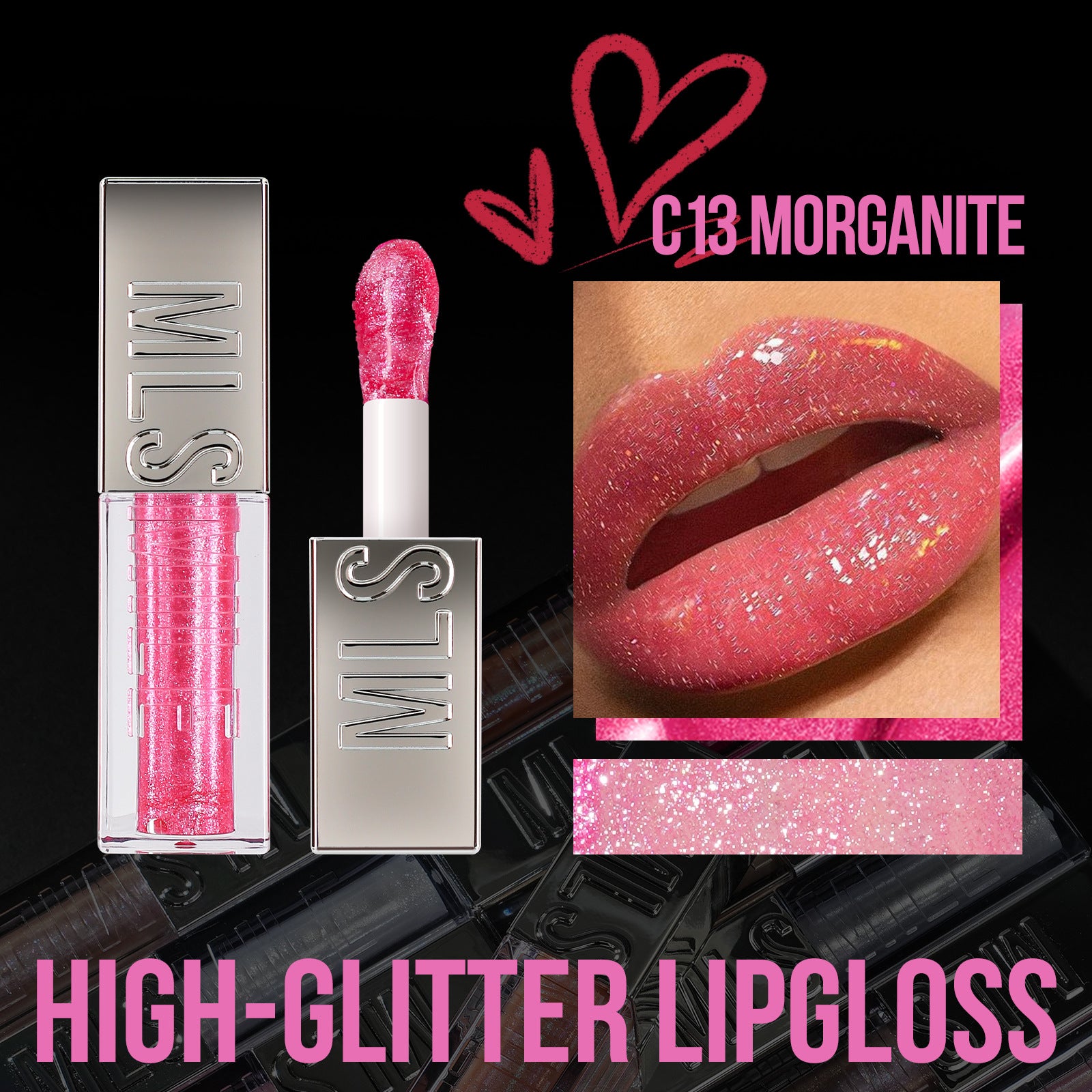 Labial Holybook tono coral – brillo jugoso y fresco con efecto espejo