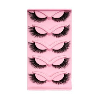 Pestañas Holybook Cat Eye – 3 Estilos Dramáticos con Efecto Lifting y Mirada Felina(Mayoreo)