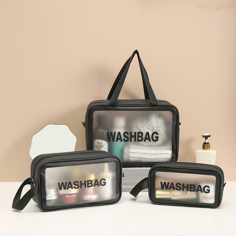 6 Pcs Neceser para Hombre y Mujer-Bolsa de Maquillaje Impermeable para Viaje(Mayoreo)