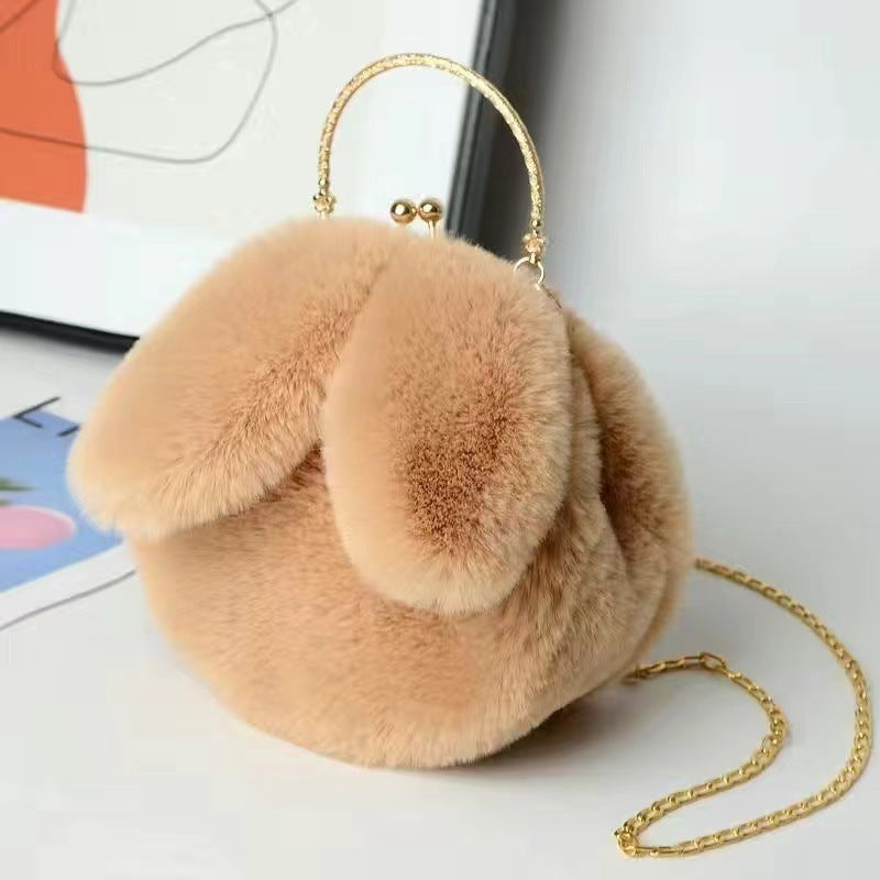 Bolso Holybook khaki de peluche – tono clásico con textura suave