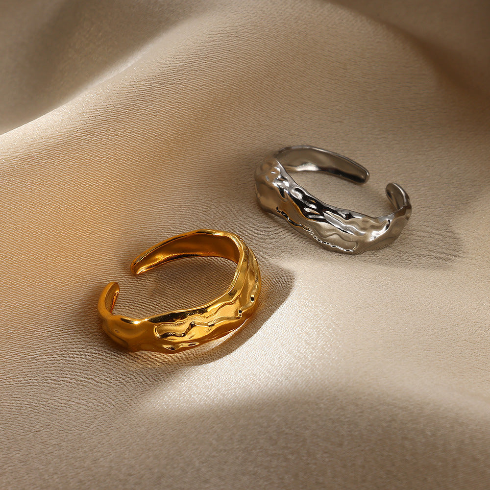 Anillos de moda de acero inoxidable – joyería moderna para hombre y mujer