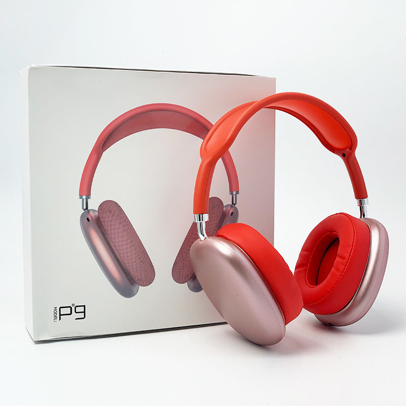 Audífonos Holybook Max rojos – diseño tipo Apple Max con bajos potentes y estilo moderno