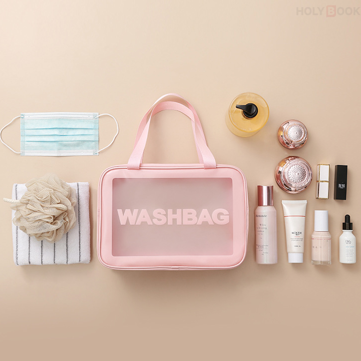 6 Pcs Neceser para Hombre y Mujer-Bolsa de Maquillaje Impermeable para Viaje(Mayoreo)