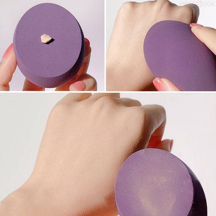 4pcs Esponja cosmética Esponja cosmética seca y húmedaHerramientas de belleza (Envío Inmediato)