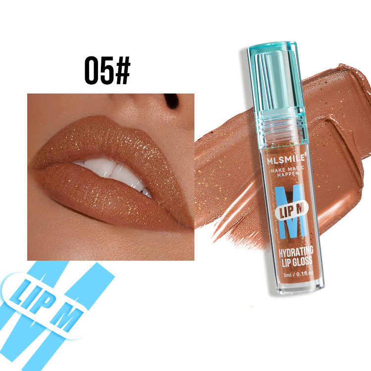 Labial Holybook tono café dorado – labial perlado con toque cálido y metálico