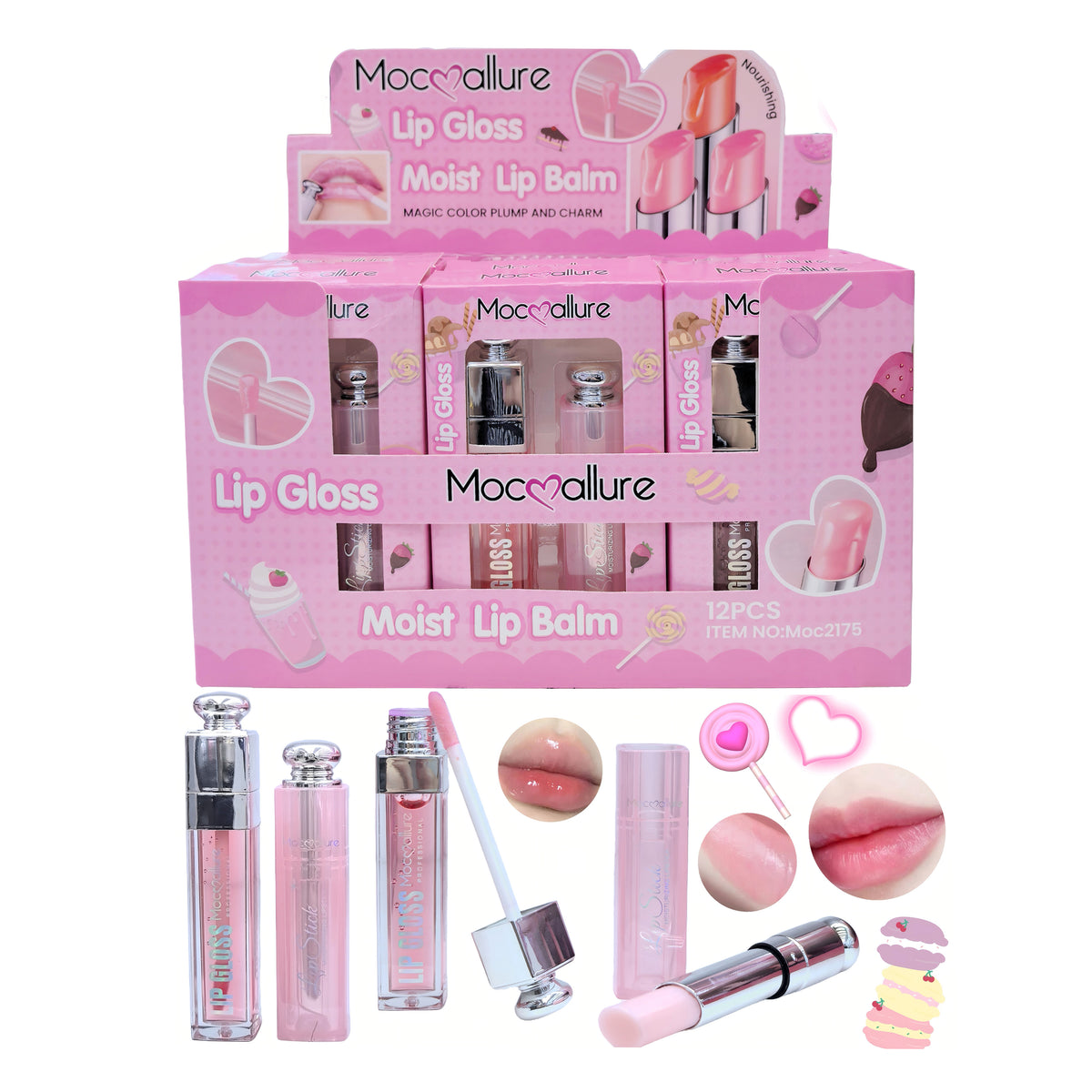 Set de Labiales Líquidos – 6 Tonos Vibrantes en un Solo Estuche