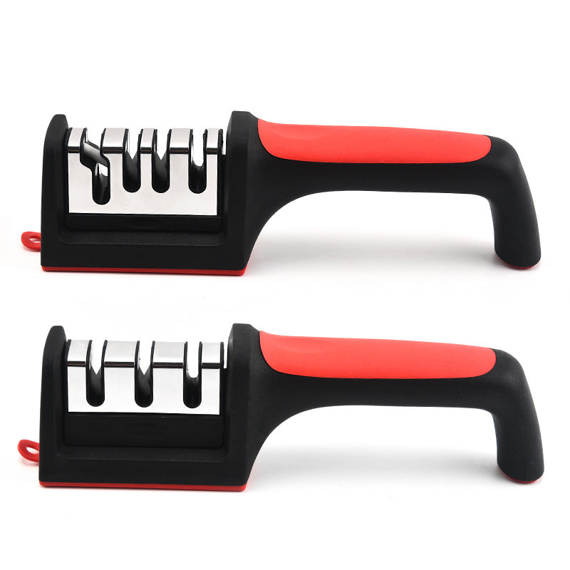 Afilador Manual de Cuchillos 3 en 1 – Ideal para Hogar, Cocina y Dormitorio(Mayoreo)