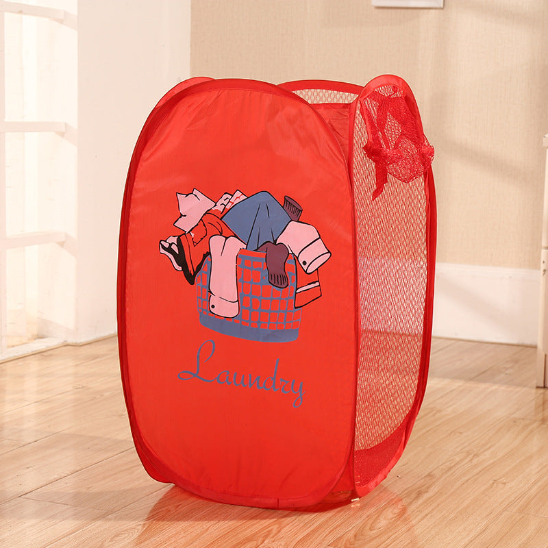Cesto de lavandería para niños con forma de gato y conejo, ideal para el hogar