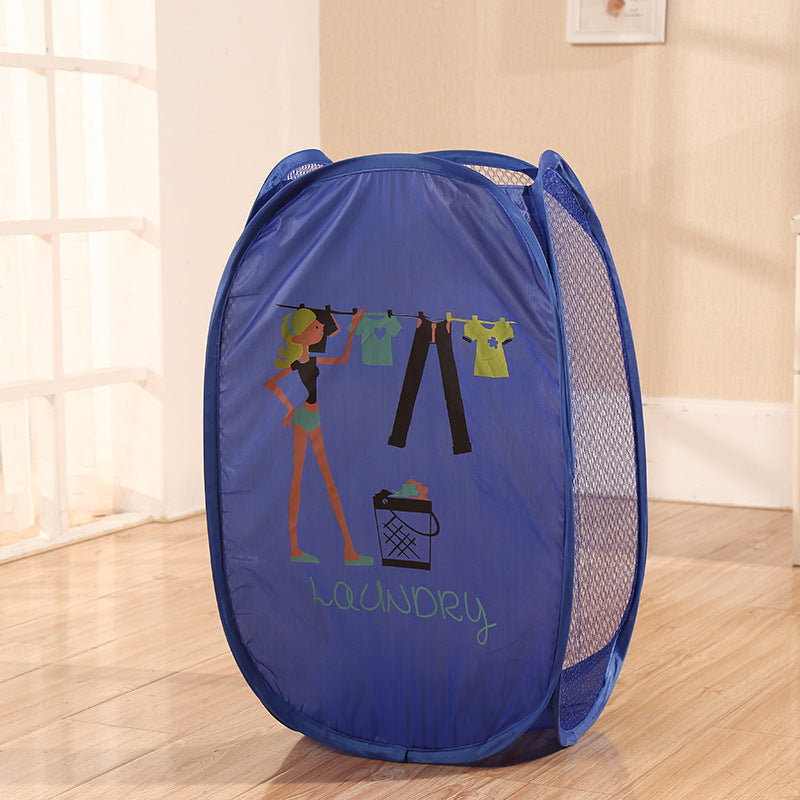 Cesto de lavandería para niños con forma de gato y conejo, ideal para el hogar