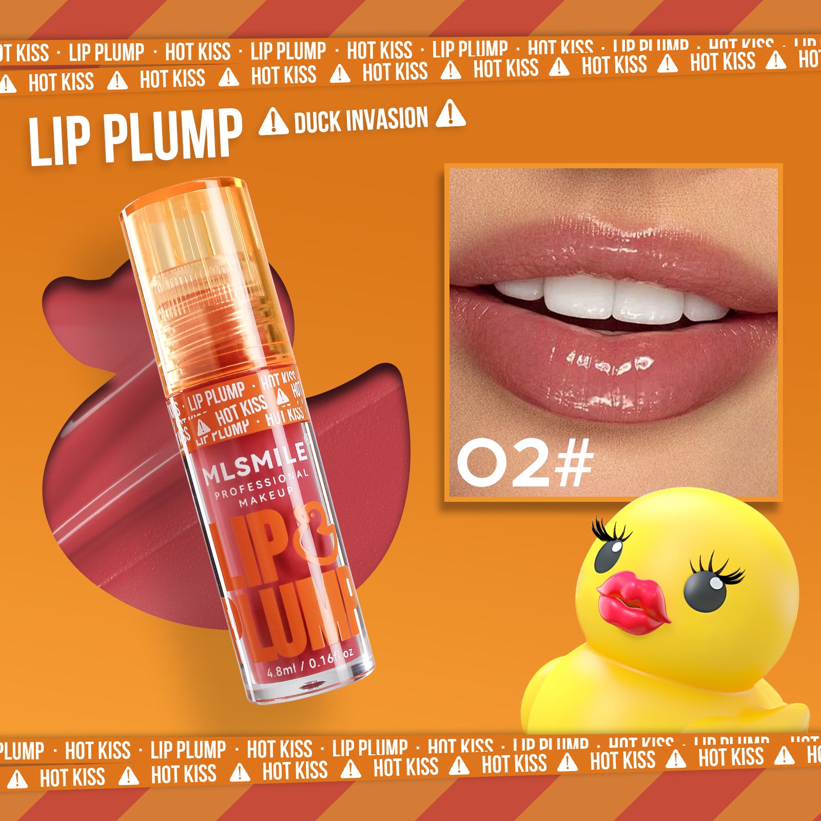 efecto labios jugosos con labial en aceite tono fucsia vibrante