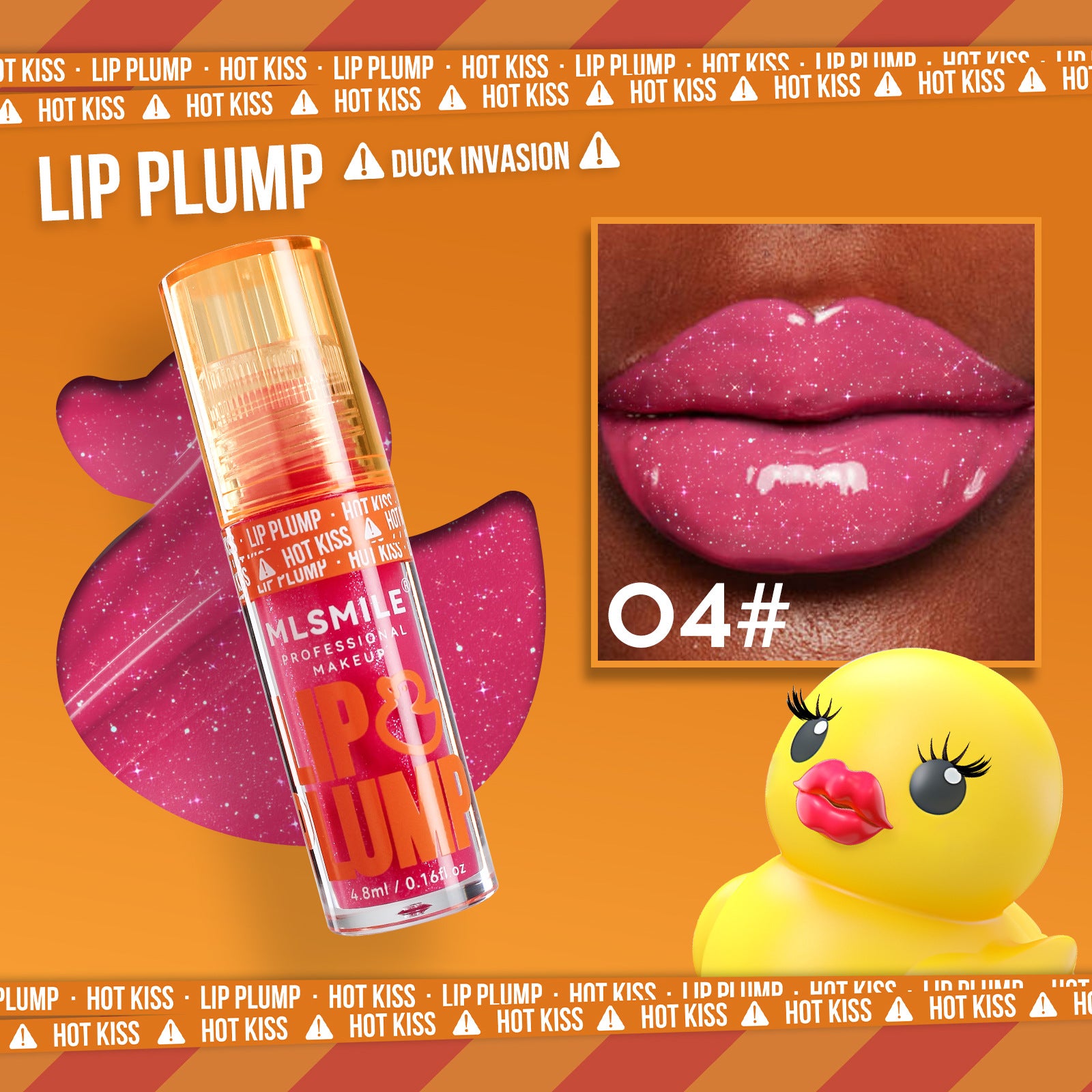 labios maquillados con tono coral mostrando volumen e hidratación