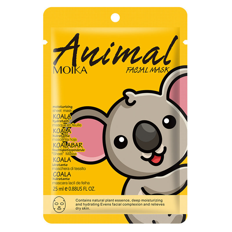 Mascarillas Faciales Holybook – Hidratación Divertida con Diseño de Animales(Mayoreo)