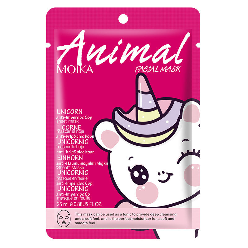Mascarillas Faciales Holybook – Hidratación Divertida con Diseño de Animales(Mayoreo)