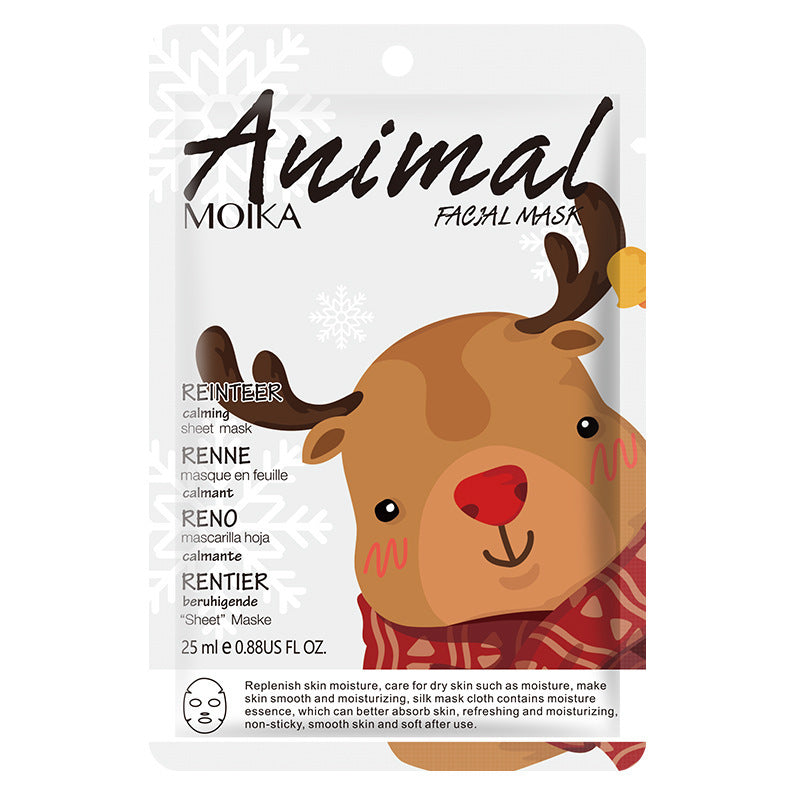 Mascarillas Faciales Holybook – Hidratación Divertida con Diseño de Animales(Mayoreo)