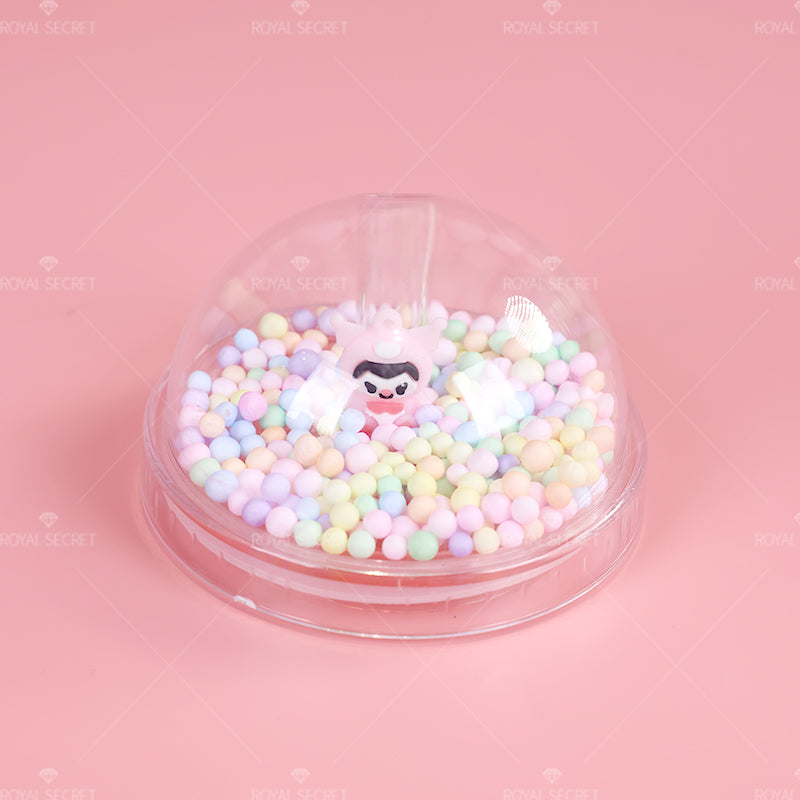 Vaso de Plástico Sanrio Kuromi – Doble Capa con Luz LED y Efecto Hielo Triturado(Mayoreo)
