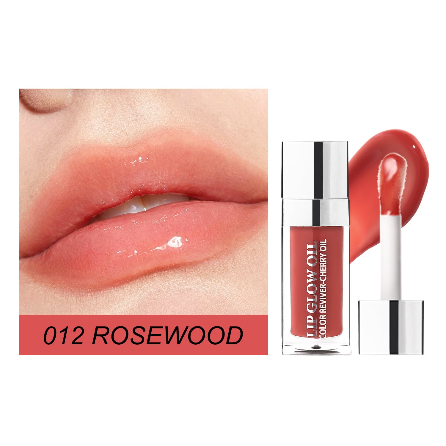 Brillo Labial Holybook – Efecto Cristal con 5 Tonos Naturales(Mayoreo)