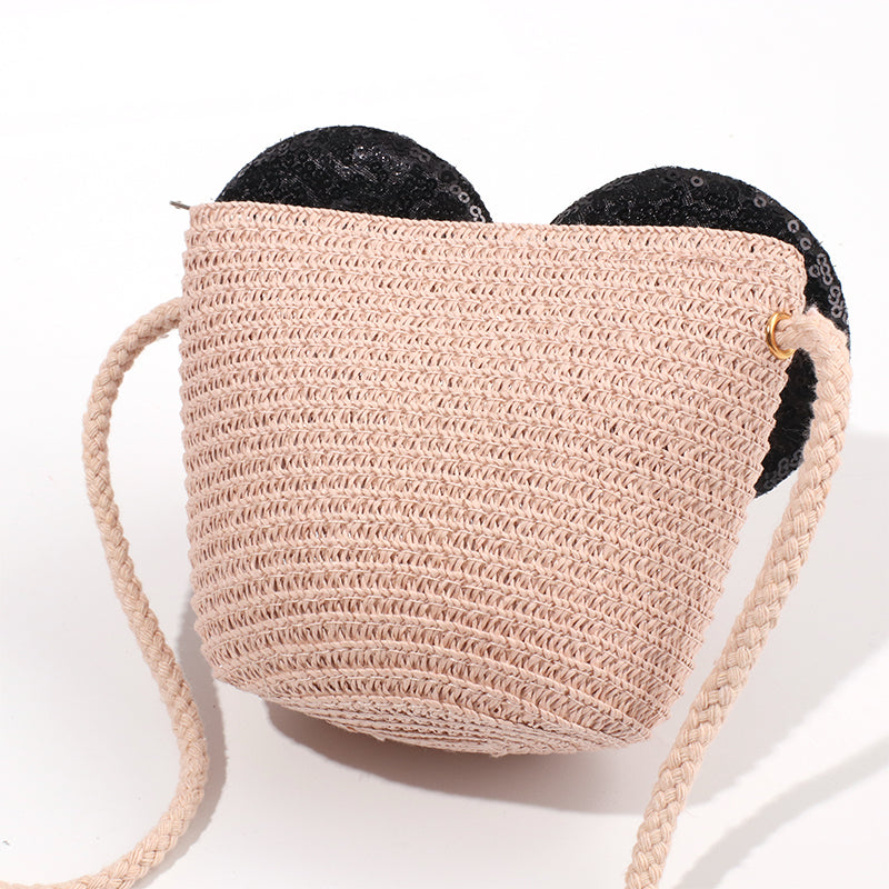 Sombrero De Paja Minnie + Bolso Peque?o (300 Piezas)(Personalización) - HOLY BOOK