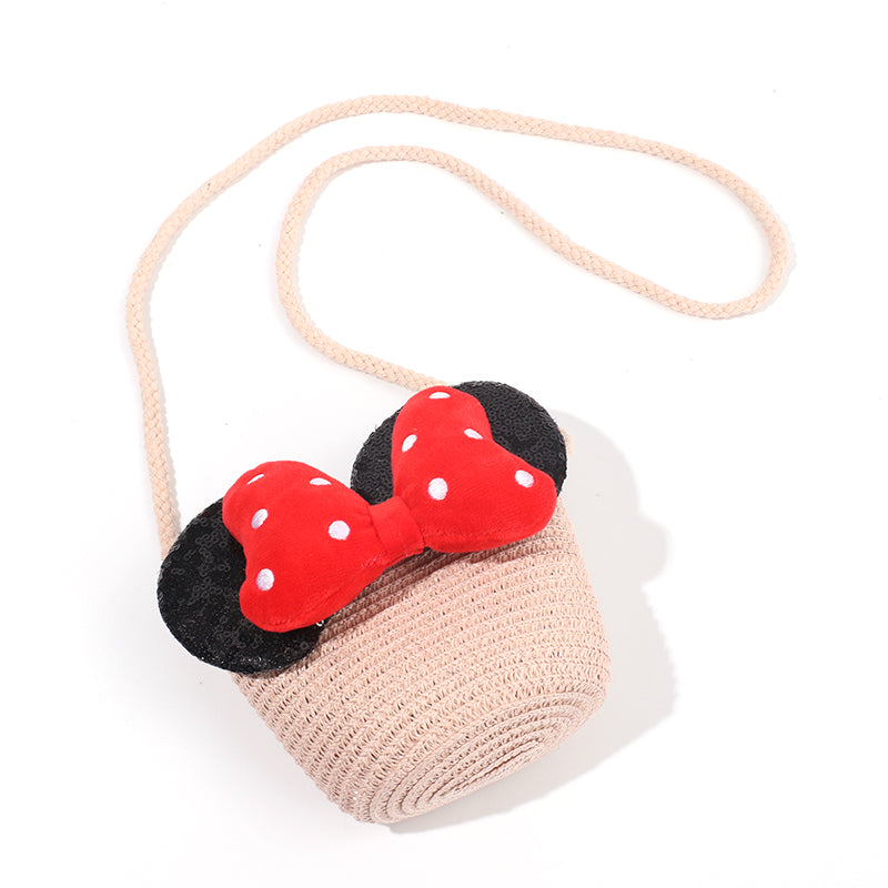 Sombrero De Paja Minnie + Bolso Peque?o (300 Piezas)(Personalización) - HOLY BOOK