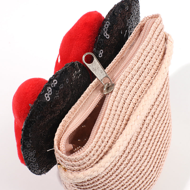 Sombrero De Paja Minnie + Bolso Peque?o (300 Piezas)(Personalización) - HOLY BOOK