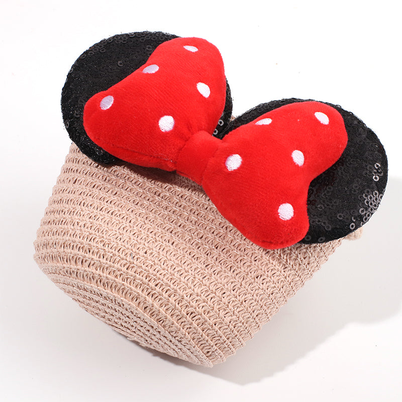 Sombrero De Paja Minnie + Bolso Peque?o (300 Piezas)(Personalización) - HOLY BOOK