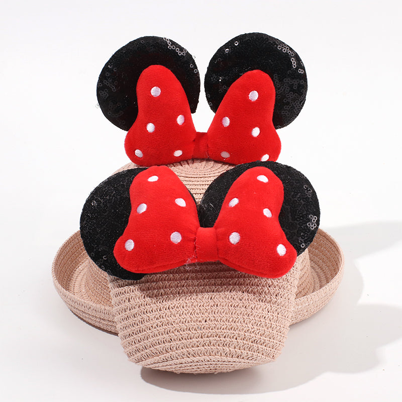 Sombrero De Paja Minnie + Bolso Peque?o (300 Piezas)(Personalización) - HOLY BOOK