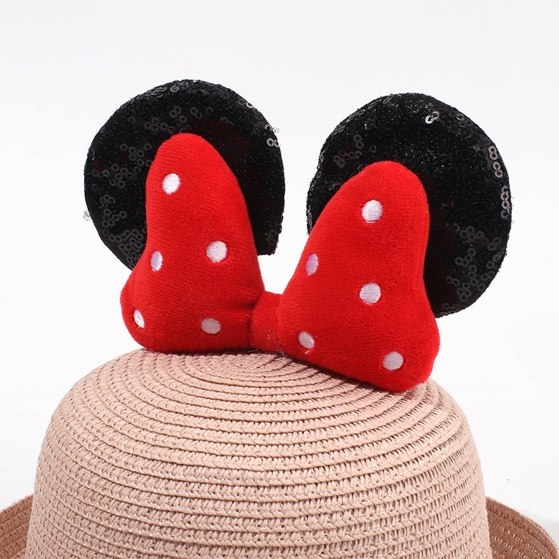 Sombrero De Paja Minnie + Bolso Peque?o (300 Piezas)(Personalización) - HOLY BOOK