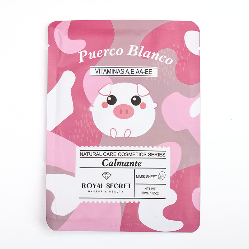 12 piezas Mascarilla Faciales Hidratante Cartoon Animal Series (Personalización) - HOLY BOOK