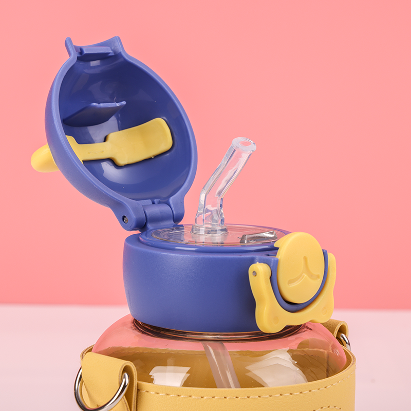 700ML Oso Botella De Agua Con Pajita Y Estuche (Personalización) - HOLY BOOK