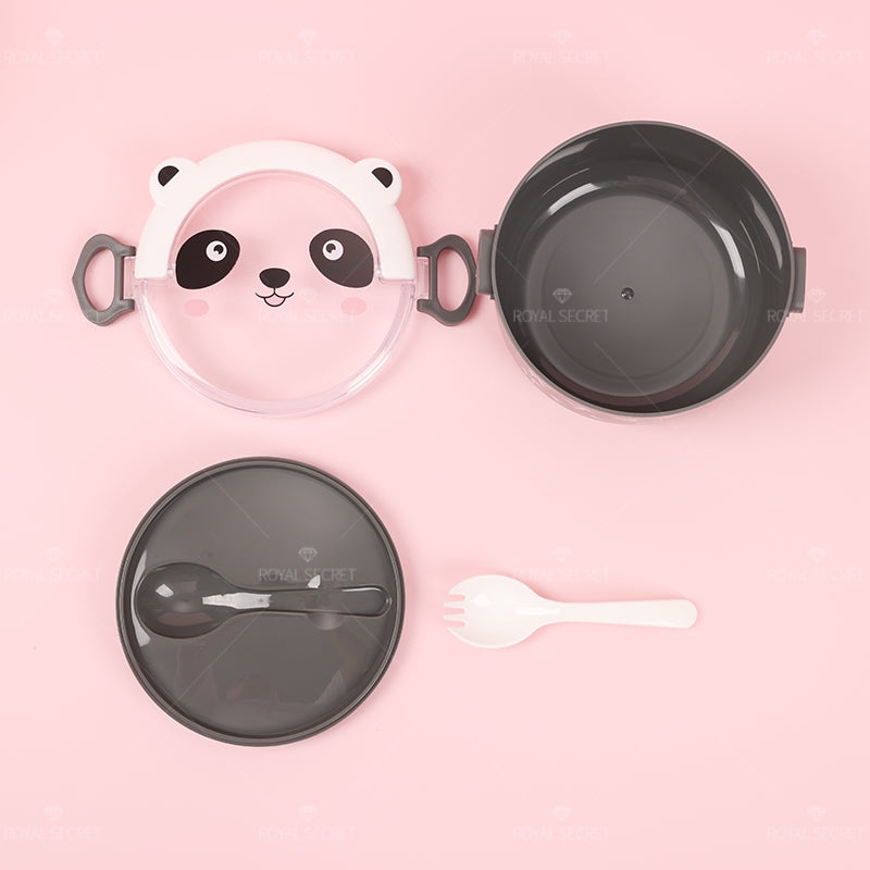 Lonchera De Dibujos Animados Caja De Almuerzo Lunch Box Portátil Fiambrera De Comida Con Cuchara (Personalizado)