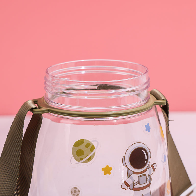 1200ML Astronaut Big Belly Botella Con Pajita(Personalización) - HOLY BOOK