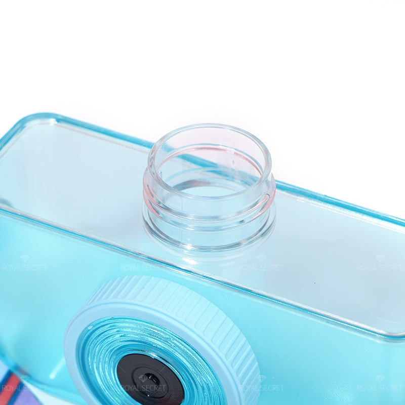 380ML Botella de agua portátil para cámara con pajita y correa (Personalización) - HOLY BOOK