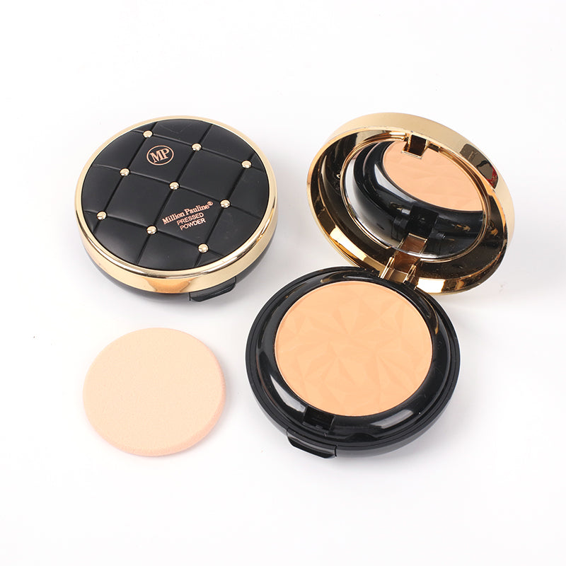 Polvo Corrector Mate De Doble Capa Con Puff(Mayoreo)