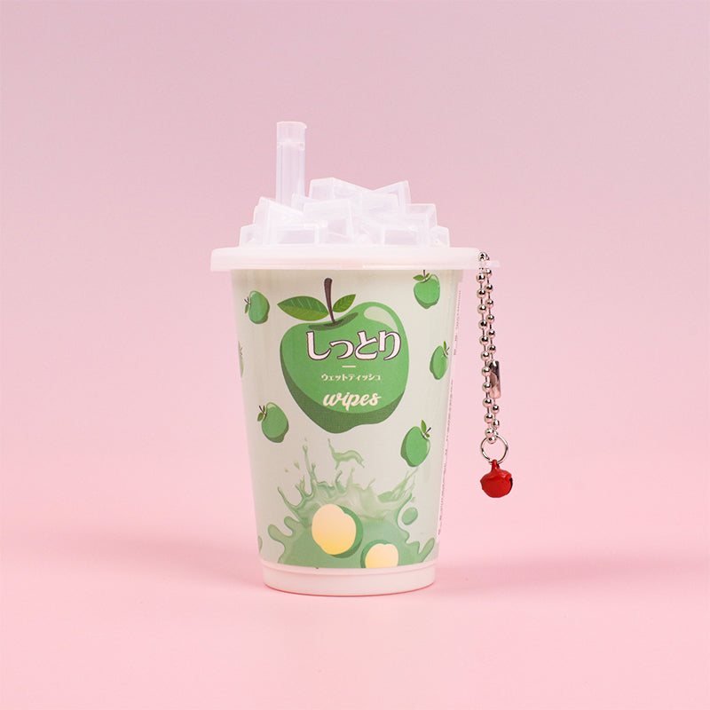 4 latas Toallitas Desmaquillantes En Lata Toallitas Húmedas Serie De Frutas Tejido De Bebe 30 Hojas(Personalizado)
