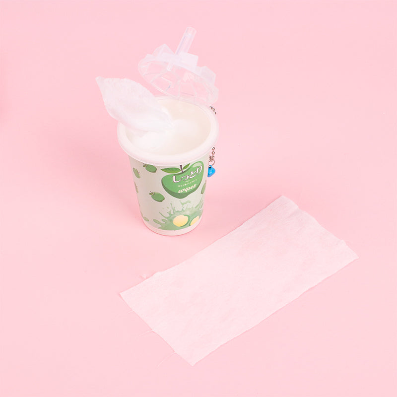 4 latas Toallitas Desmaquillantes En Lata Toallitas Húmedas Serie De Frutas Tejido De Bebe 30 Hojas(Personalizado)