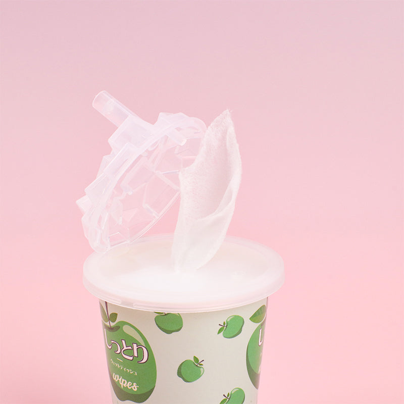 4 latas Toallitas Desmaquillantes En Lata Toallitas Húmedas Serie De Frutas Tejido De Bebe 30 Hojas(Personalizado)