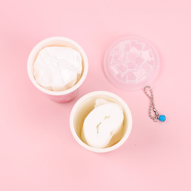 4 latas Toallitas Desmaquillantes En Lata Toallitas Húmedas Serie De Frutas Tejido De Bebe 30 Hojas(Personalizado)