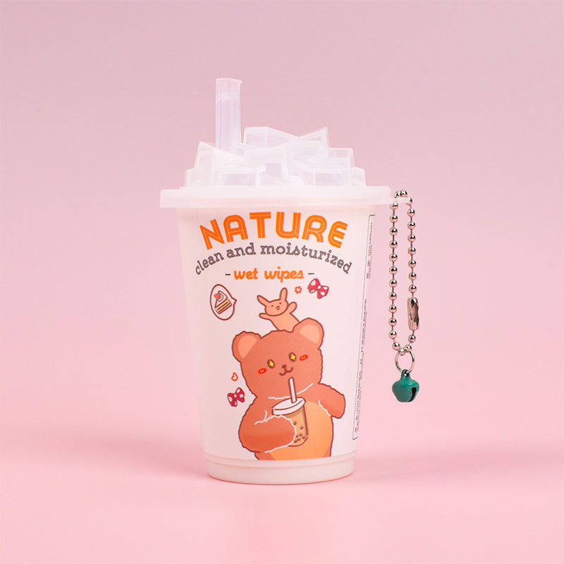 4 latas Toallitas Desmaquillantes En Lata Toallitas Húmedas Serie De Animales Tejido De Bebe 30 Hojas (Personalizado)