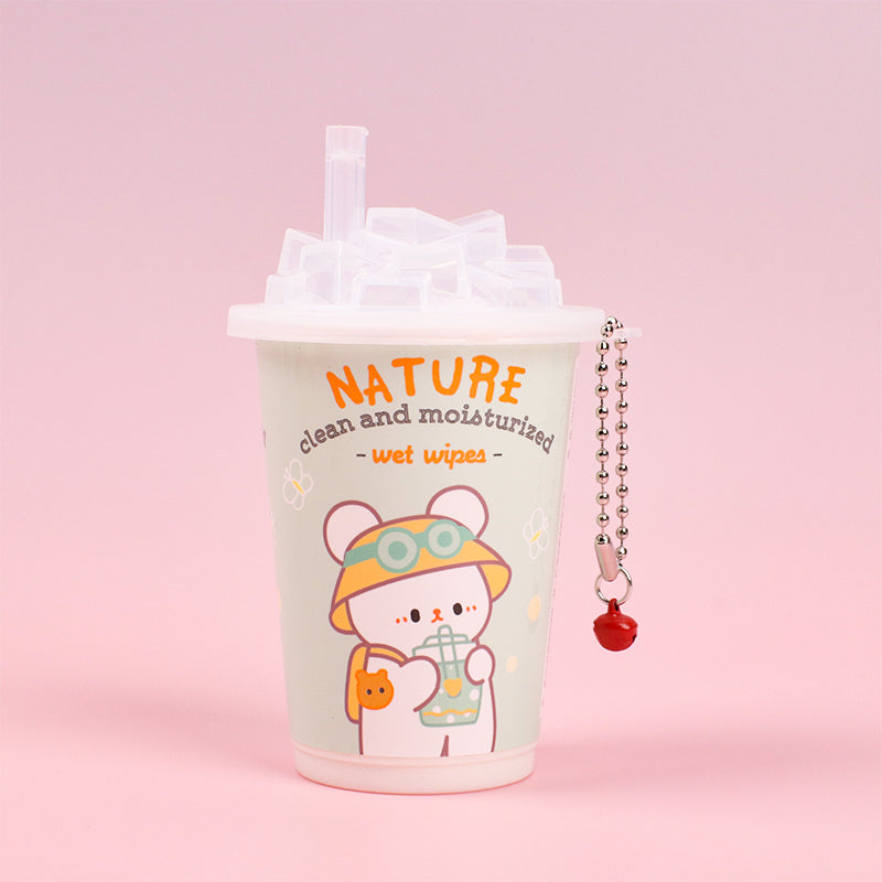 4 latas Toallitas Desmaquillantes En Lata Toallitas Húmedas Serie De Animales Tejido De Bebe 30 Hojas (Personalizado)