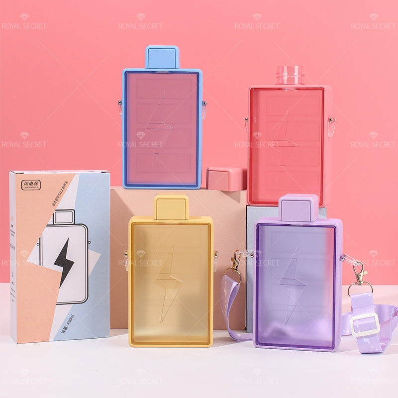 450ML Botella De Agua Rayo Con Tirantes ajustables(Personalización) - HOLY BOOK