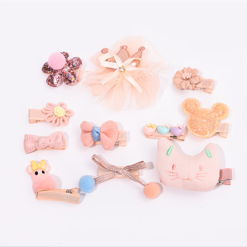 18 Piezas lindas pinzas para el cabello para ni?as/accesorios para el cabello(Personalización) - HOLY BOOK