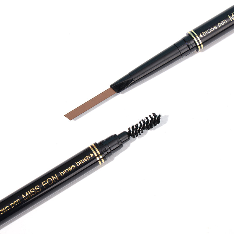 2 En 1 Lápiz Para Cejas Y Cepillo Para Cejas(Personalización) - HOLY BOOK
